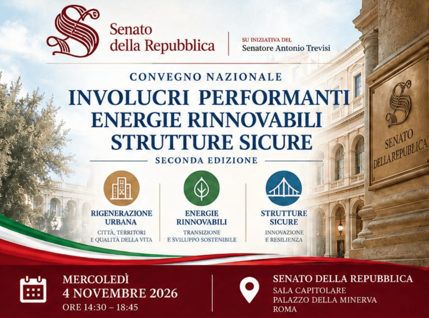 Involucri performanti, energie rinnovabili, strutture sicure